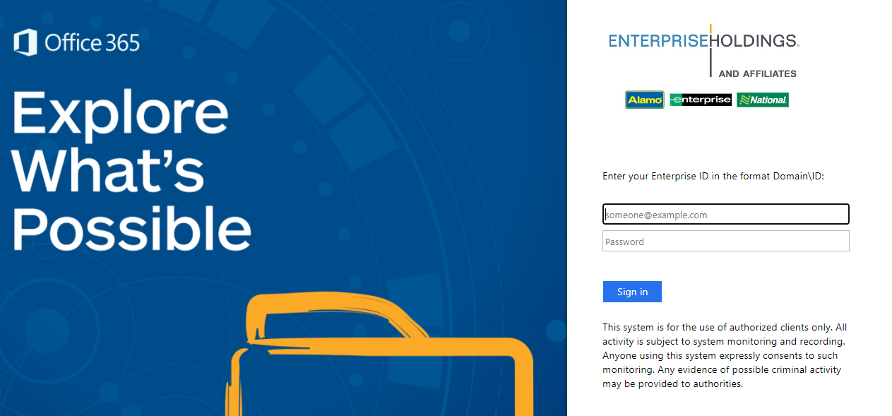 enterprise holdings login