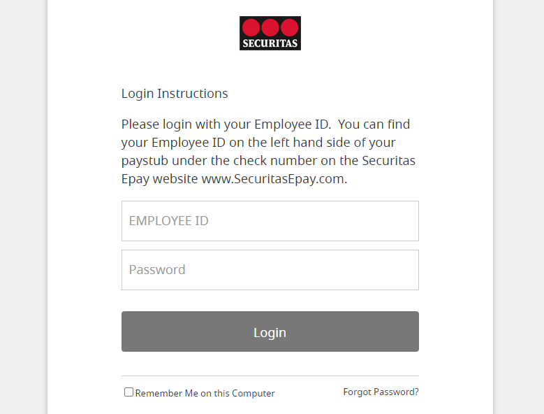 securitas login